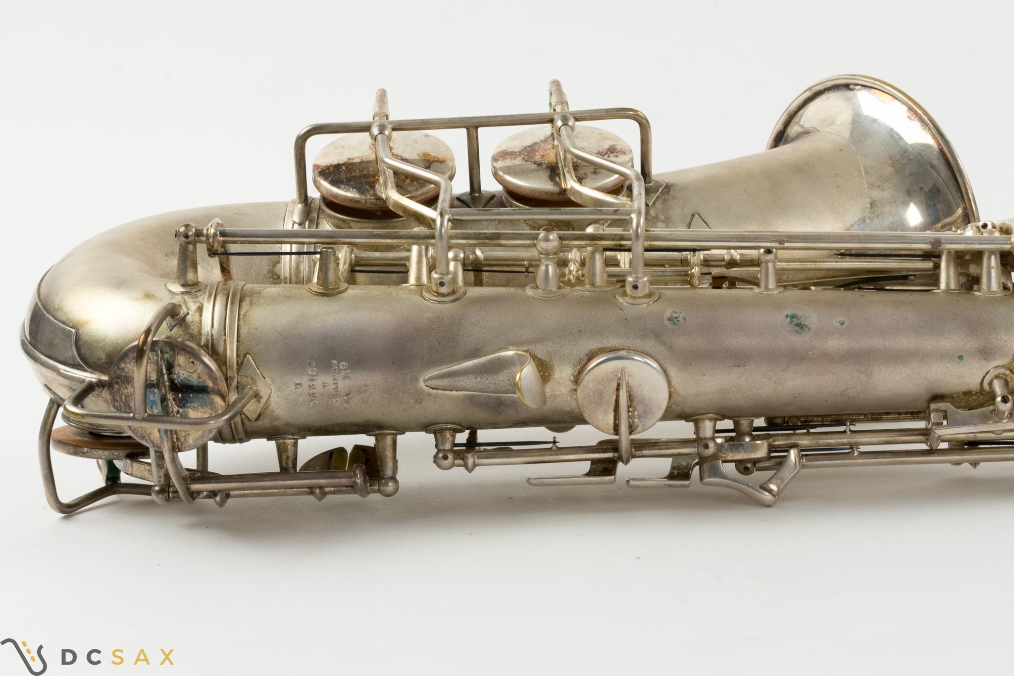 1933 291,xxx Conn 6M VIII Alto Saxophone, Silver Plated, Gold Bell