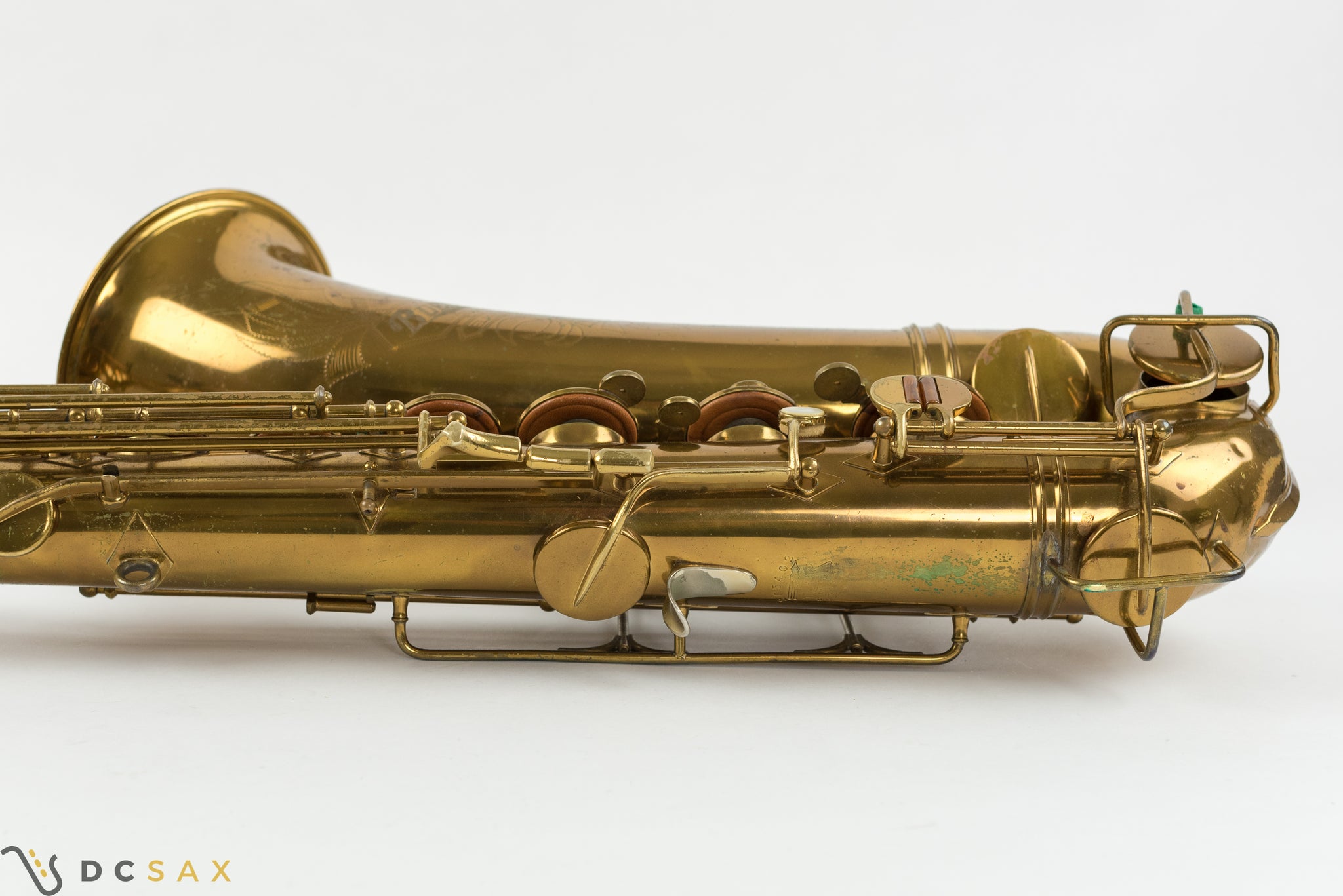 1938 285,xxx Buescher Aristocrat Tenor Saxophone, Original Lacquer