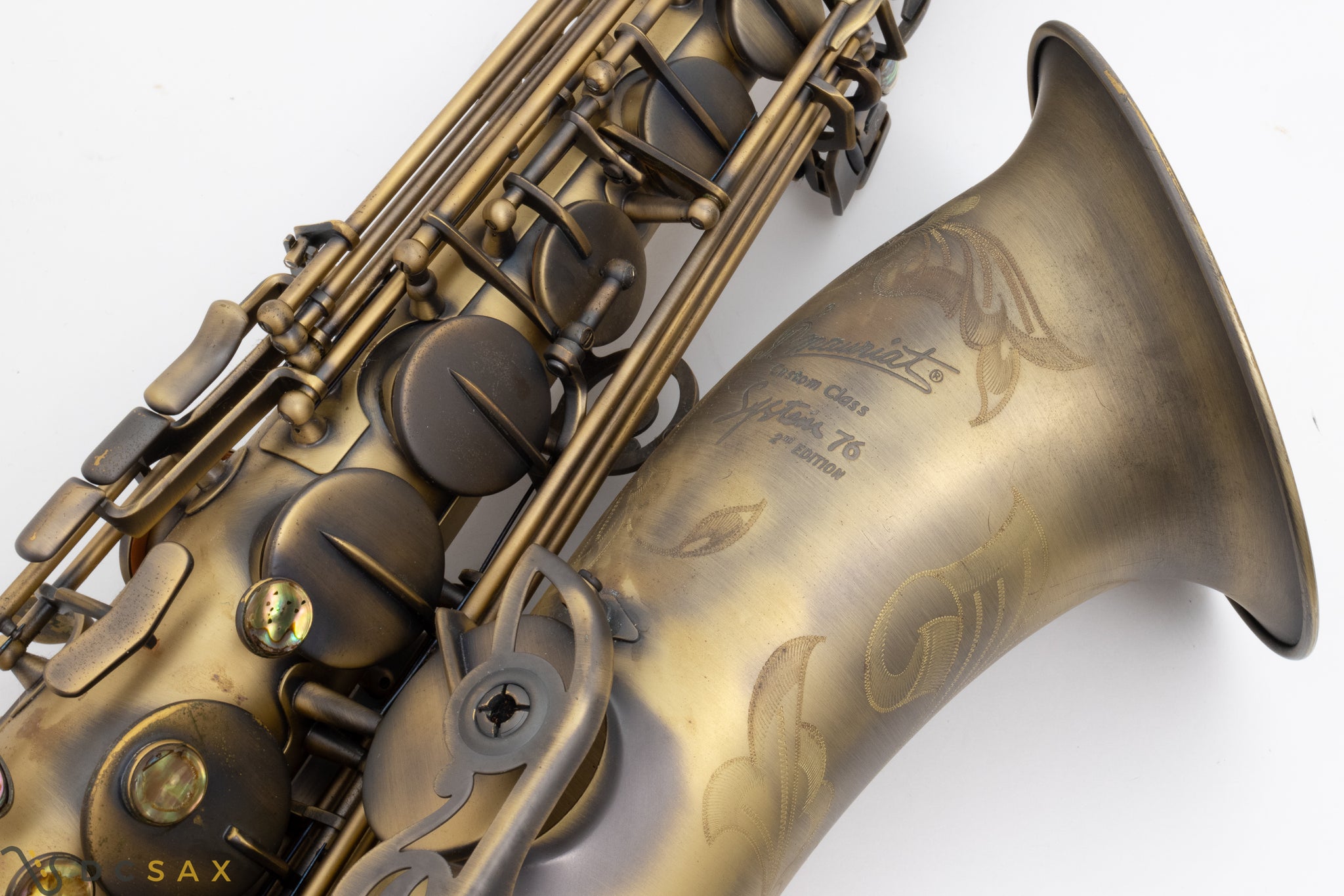 P Mauriat Custom Class System 76 Second Edition Tenor Saxophone, Dark Lacquer, Just Serviced