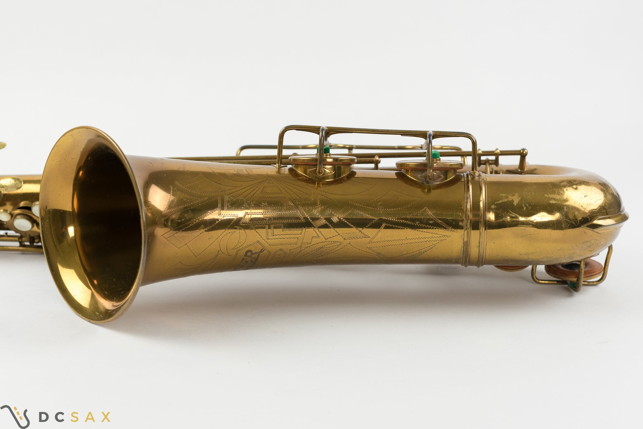 1938 285,xxx Buescher Aristocrat Tenor Saxophone, Original Lacquer