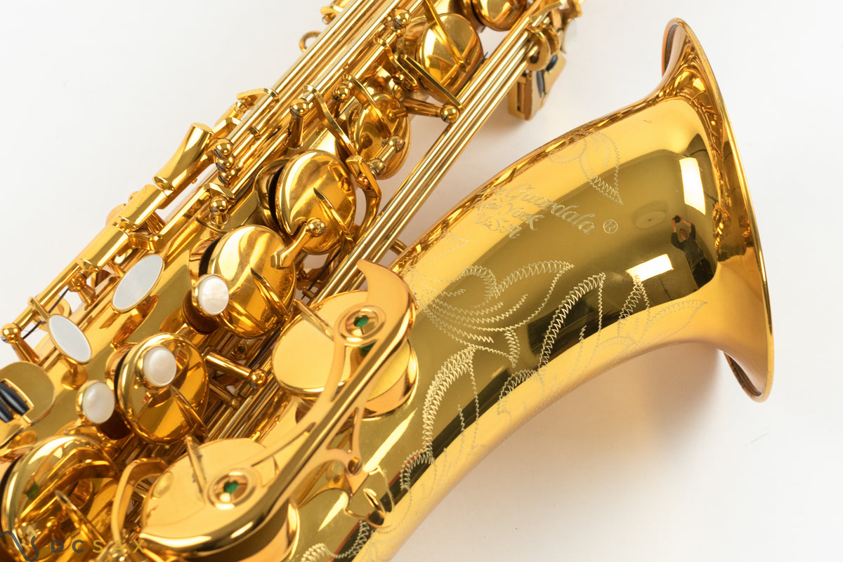 Dave Guardala Tenor Saxophone, Gold Plated, Video