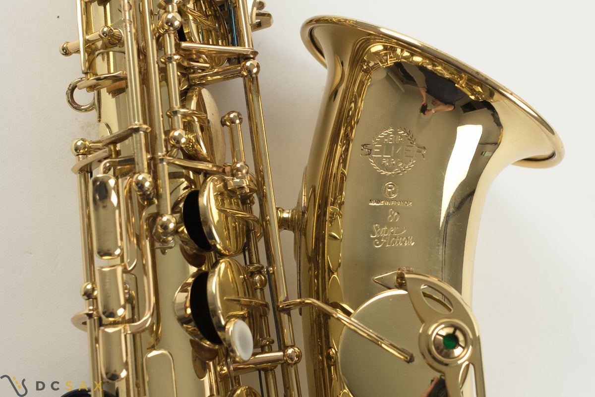 Selmer Super Action 80 Alto Saxophone, Just Serviced