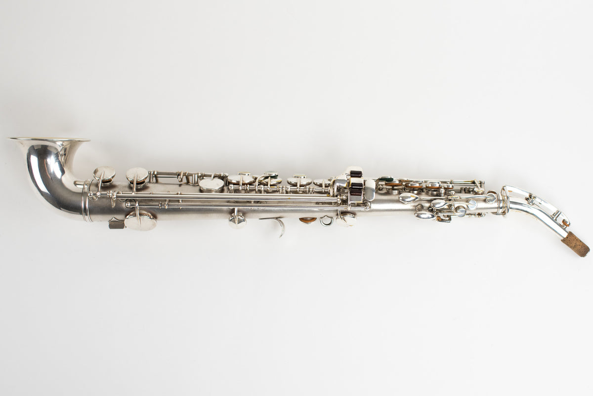 キング・サクセロ・ソプラノサックス、新品同様(ニアミント)コンディション