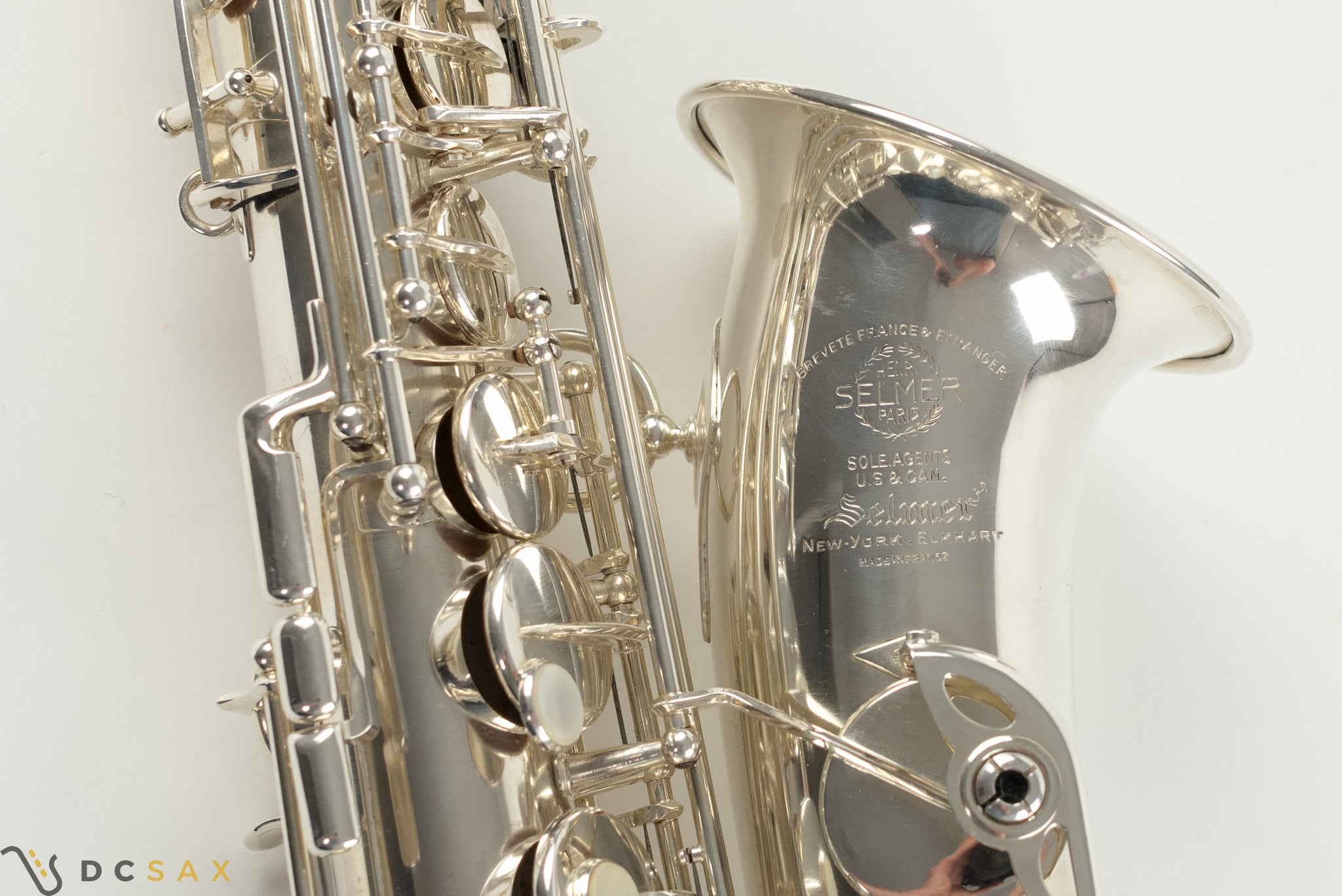 1952 51,xxx Selmer Super Balanced Action Alto Saxophone, Near Mint, Silver Plated, Fresh Overhaul, Video