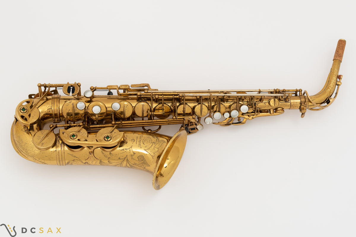 1968 160,xxx Selmer Mark VI Alto Saxophone, 94% Original Lacquer, Video