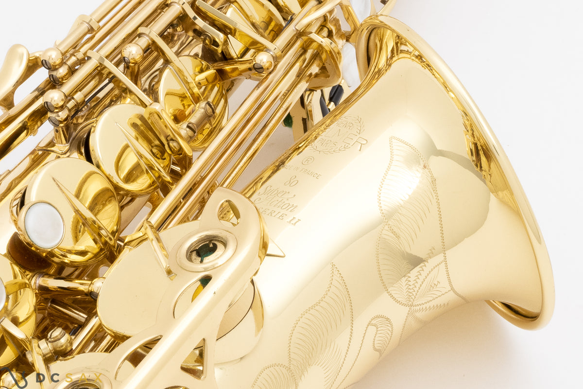 Selmer Super Action Series II Alto Saxophone, Mint Condition