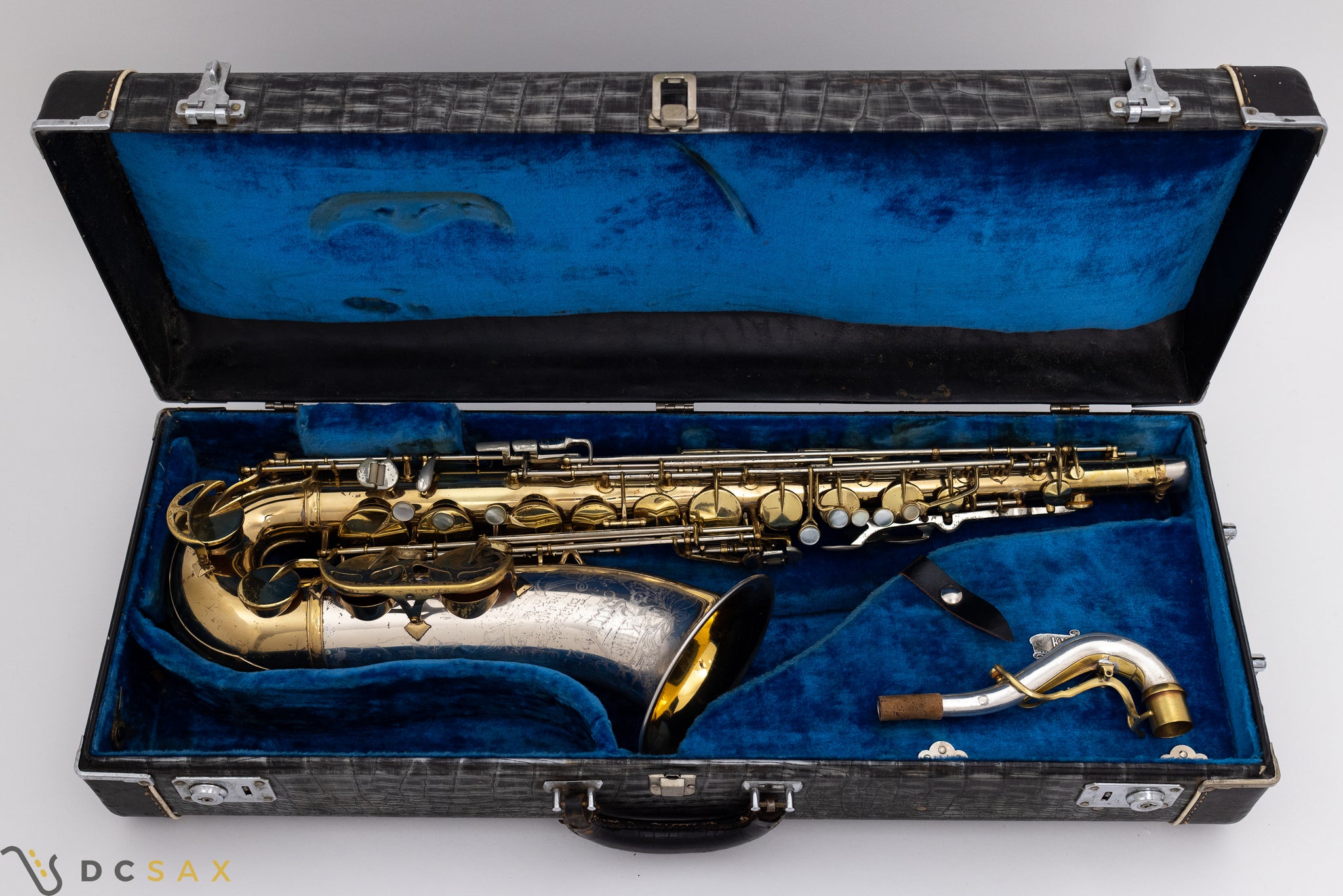 1963 King Super 20 Silver Sonic Tenor Saxophone, Fresh Overhaul, Cleveland Era