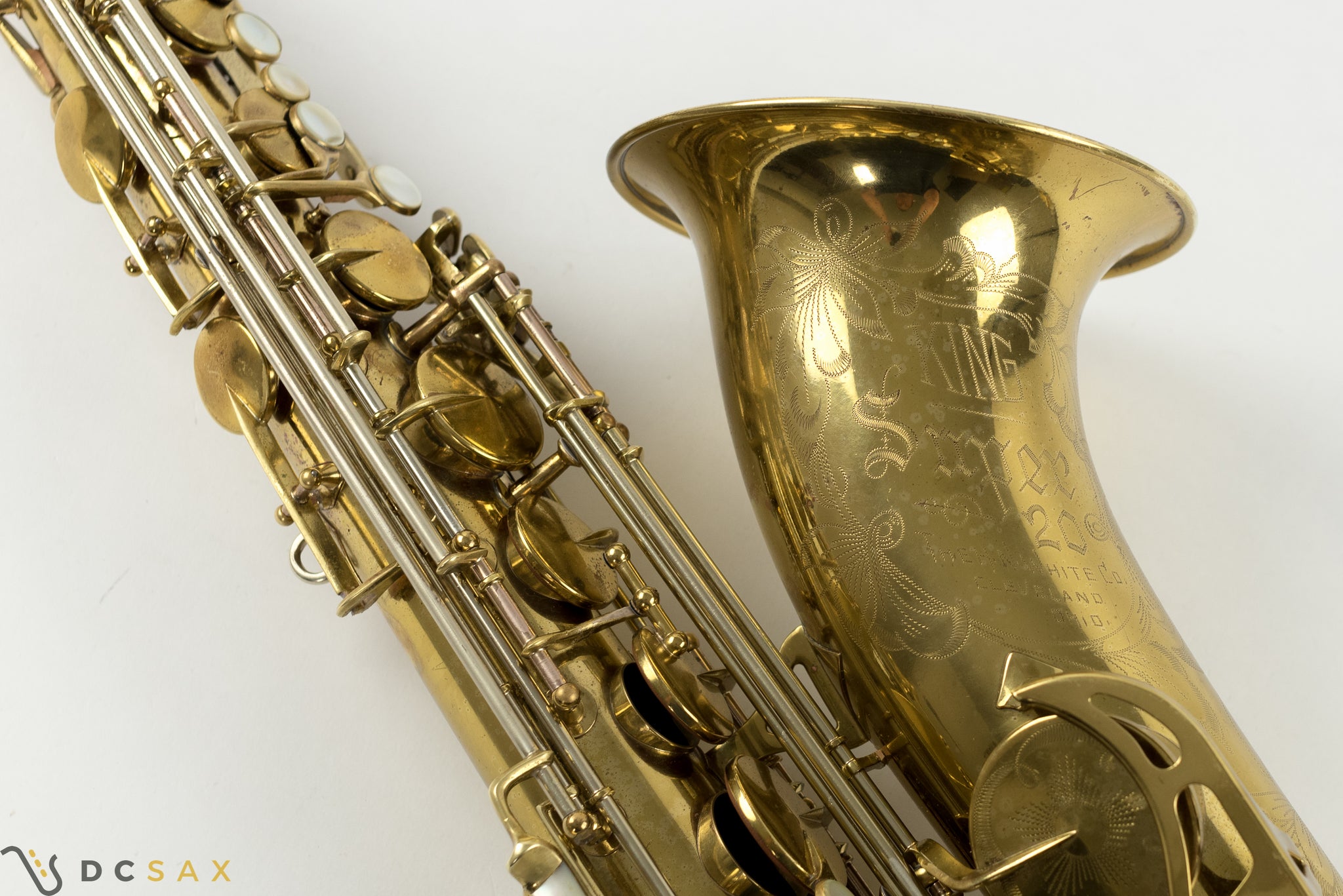 King Super 20 Tenor Saxophone, Full Pearls, Original Lacquer, Fresh Overhaul, Video