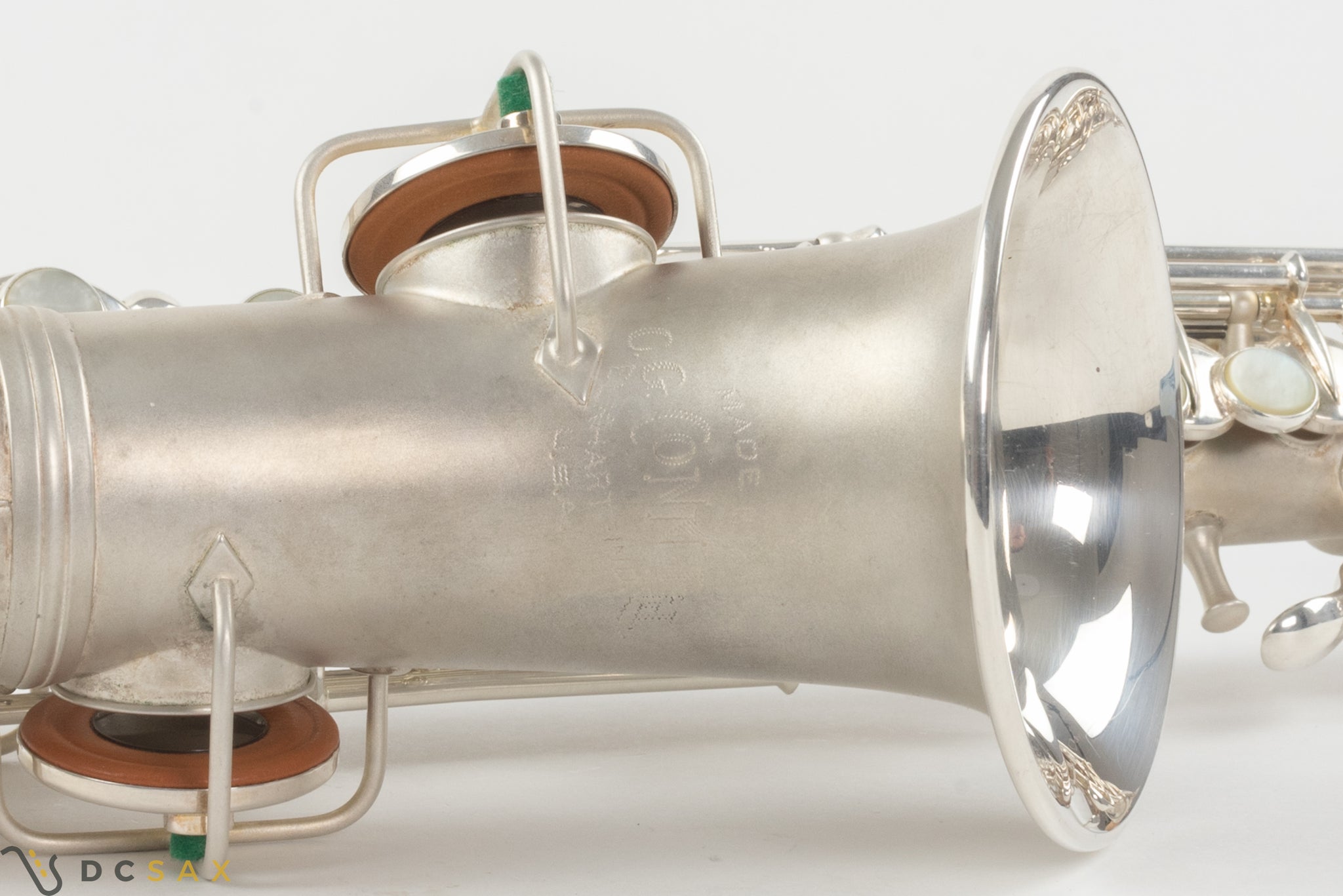 121,xxx Conn New Wonder Curved Soprano Saxophone, Silver Plated, Video