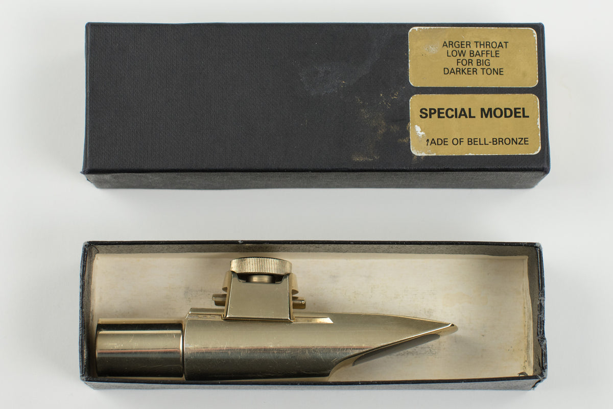 Vintage Geoff Lawton 8 Bell Bronze Tenor Saxophone Mouthpiece
