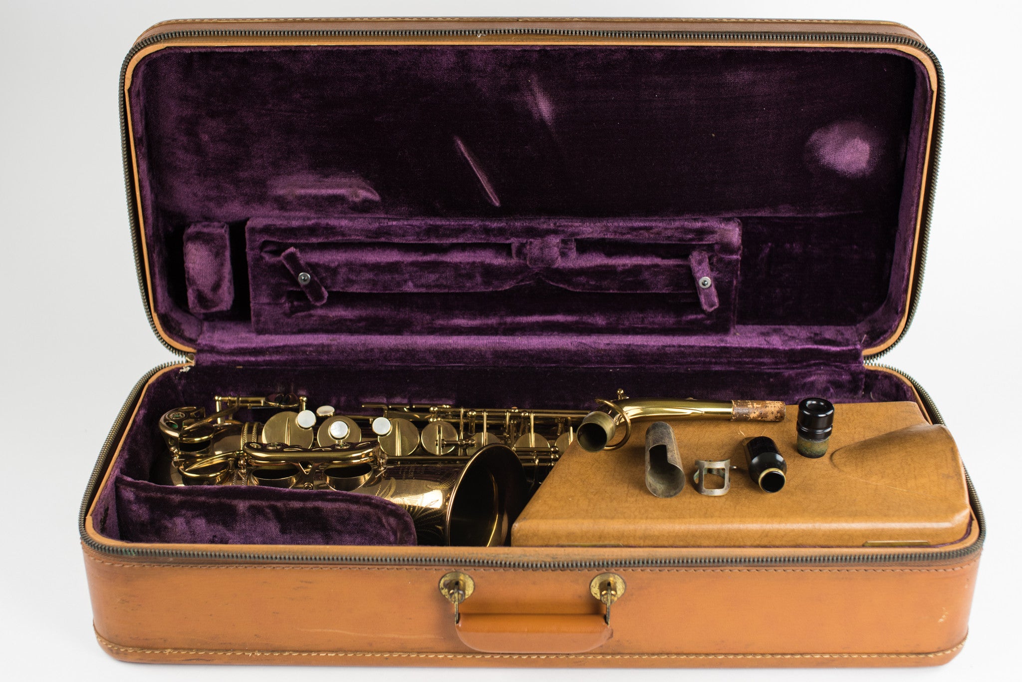 Paul Desmond 1953 Selmer SBA Alto Saxophone 99% Original Lacquer, PLUS 1930's Gregory 4A 18