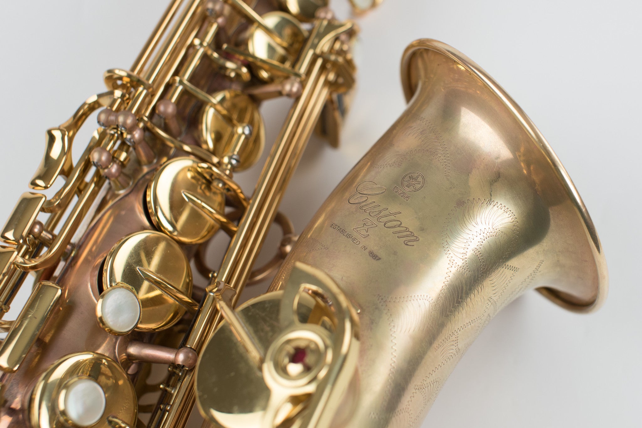 Yamaha Custom 82Z Alto Saxophone Custom Unlacquered Bronze Finish