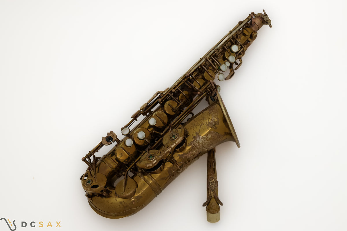 1965 119,xxx Selmer Mark VI Alto Saxophone, 90% Original Lacquer, Long Bow, Original Case, Just Serviced