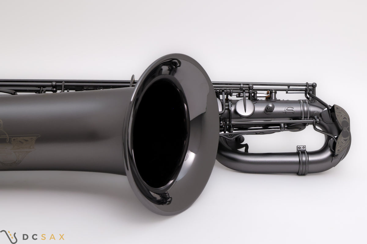 Cannonball Big Bell Stone Series B5 Baritone Saxophone Raven, Low A, Near Mint