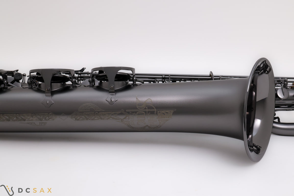 Cannonball Big Bell Stone Series B5 Baritone Saxophone Raven, Low A, Near Mint