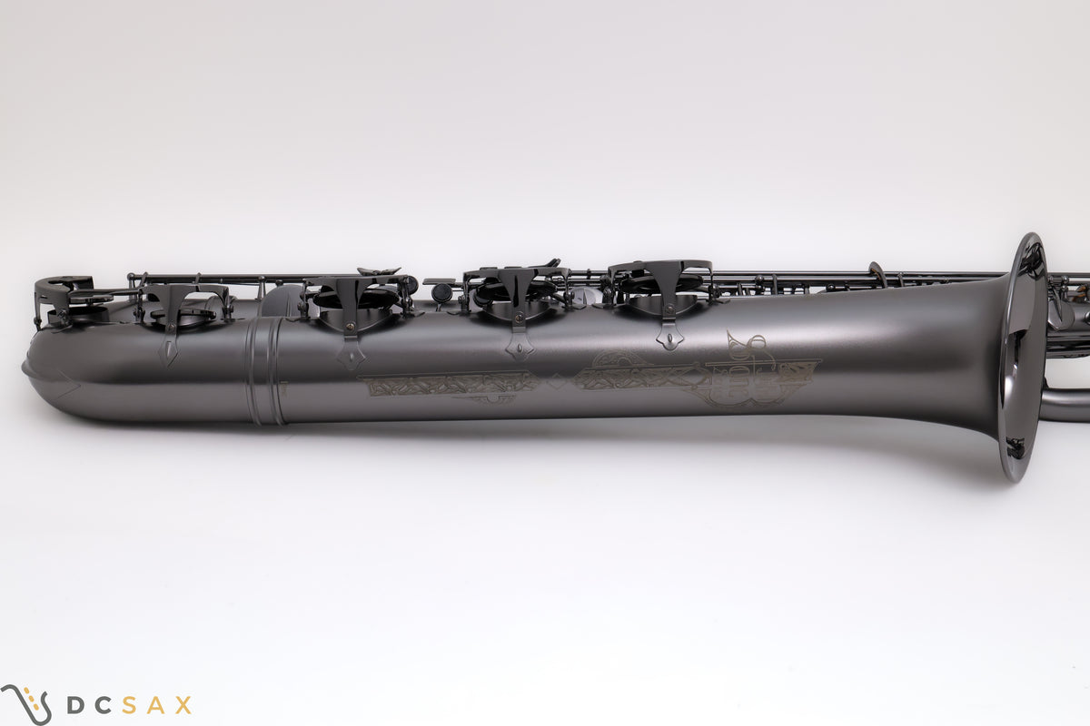 Cannonball Big Bell Stone Series B5 Baritone Saxophone Raven, Low A, Near Mint