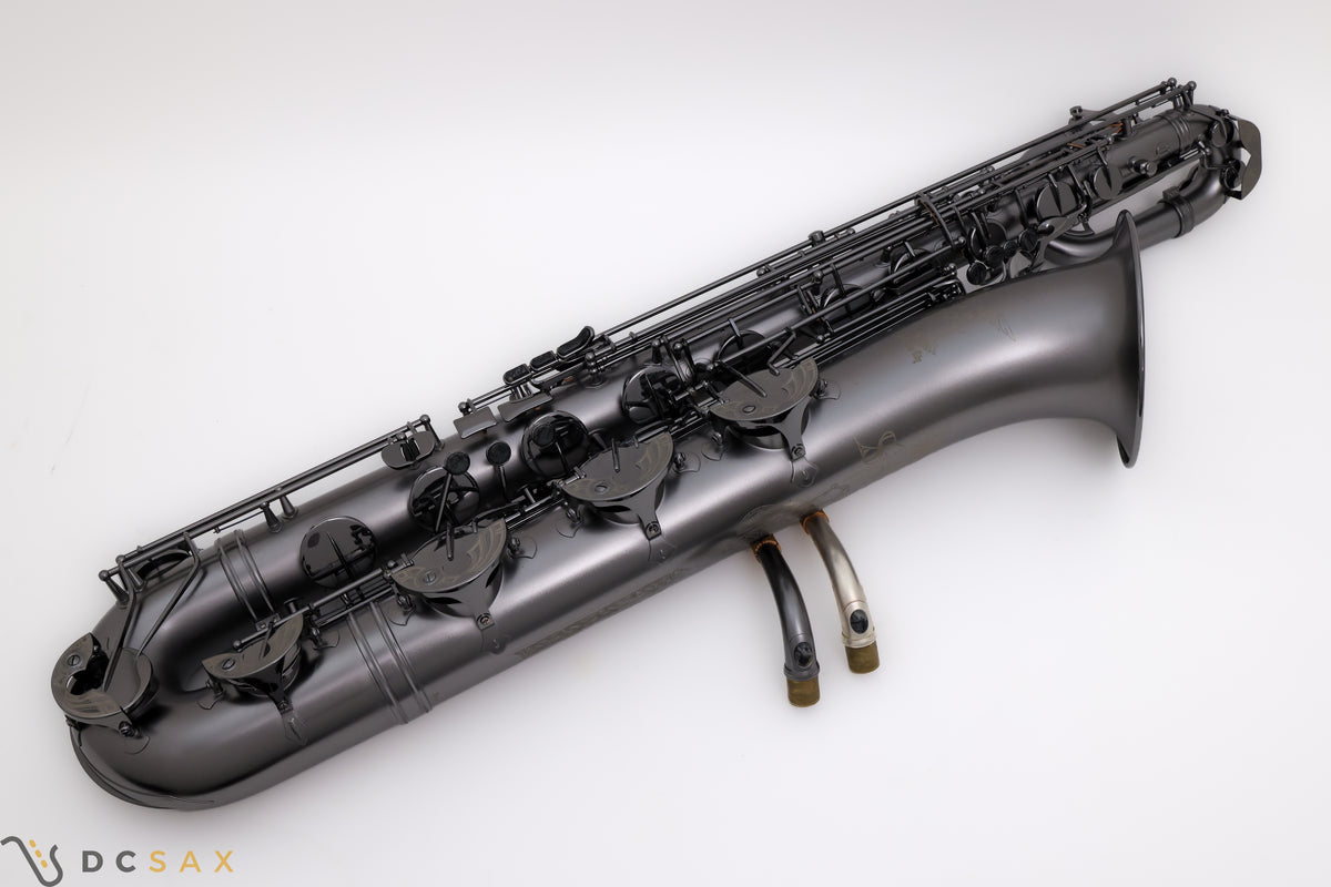 Cannonball Big Bell Stone Series B5 Baritone Saxophone Raven, Low A, Near Mint