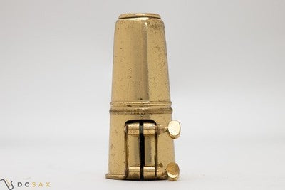1950's Selmer Two Screw Tenor Saxophone Ligature and Cap Set, From Mark VI