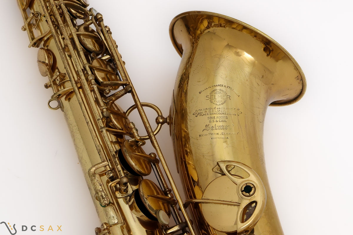 1948 35,xxx Selmer SBA Super Balanced Action Tenor Saxophone, Recent Overhaul, Just Serviced