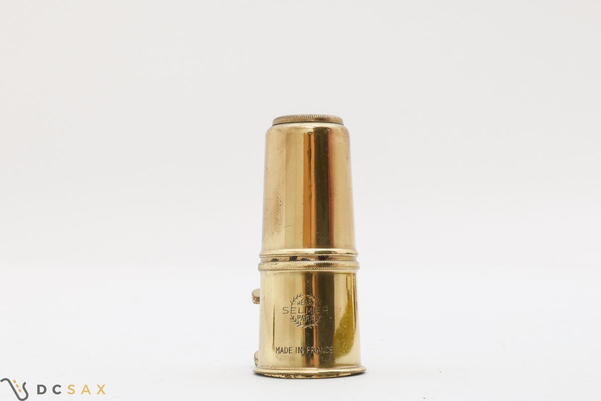 Selmer Two Screw Alto Saxophone Ligature and Cap Set for Hard Rubber Mouthpieces