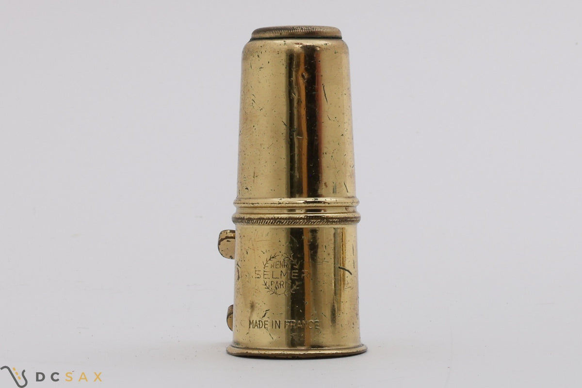 Selmer Two Screw Alto Saxophone Ligature and Cap Set for Hard Rubber Mouthpieces