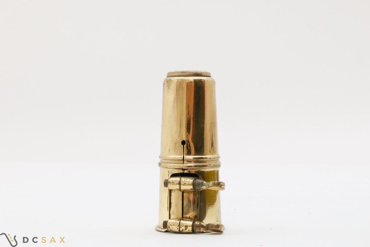 Selmer Two Screw Alto Saxophone Ligature and Cap Set for Hard Rubber Mouthpieces