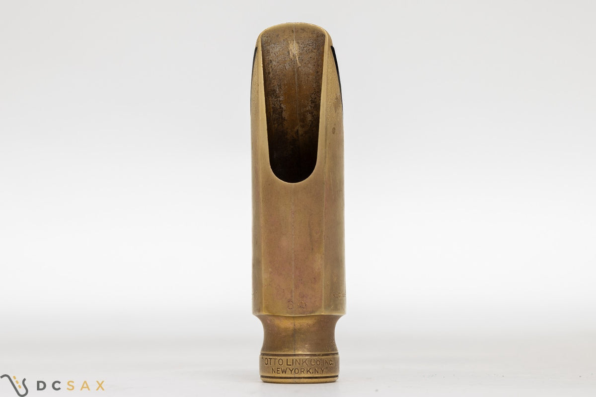 1940's Otto Link Tone Master Alto Saxophone Mouthpiece Plus Ligature and Cap
