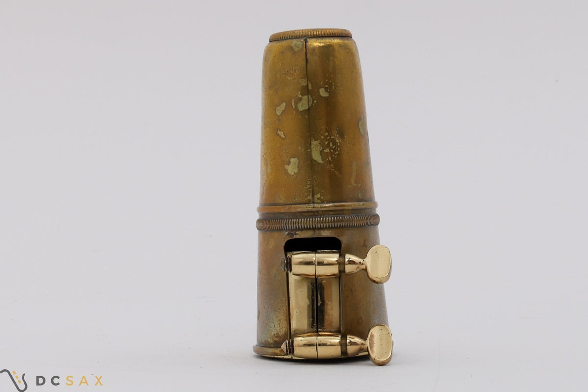 Vintage Selmer Two Screw Tenor Saxophone Ligature and Cap Set From Mark VI