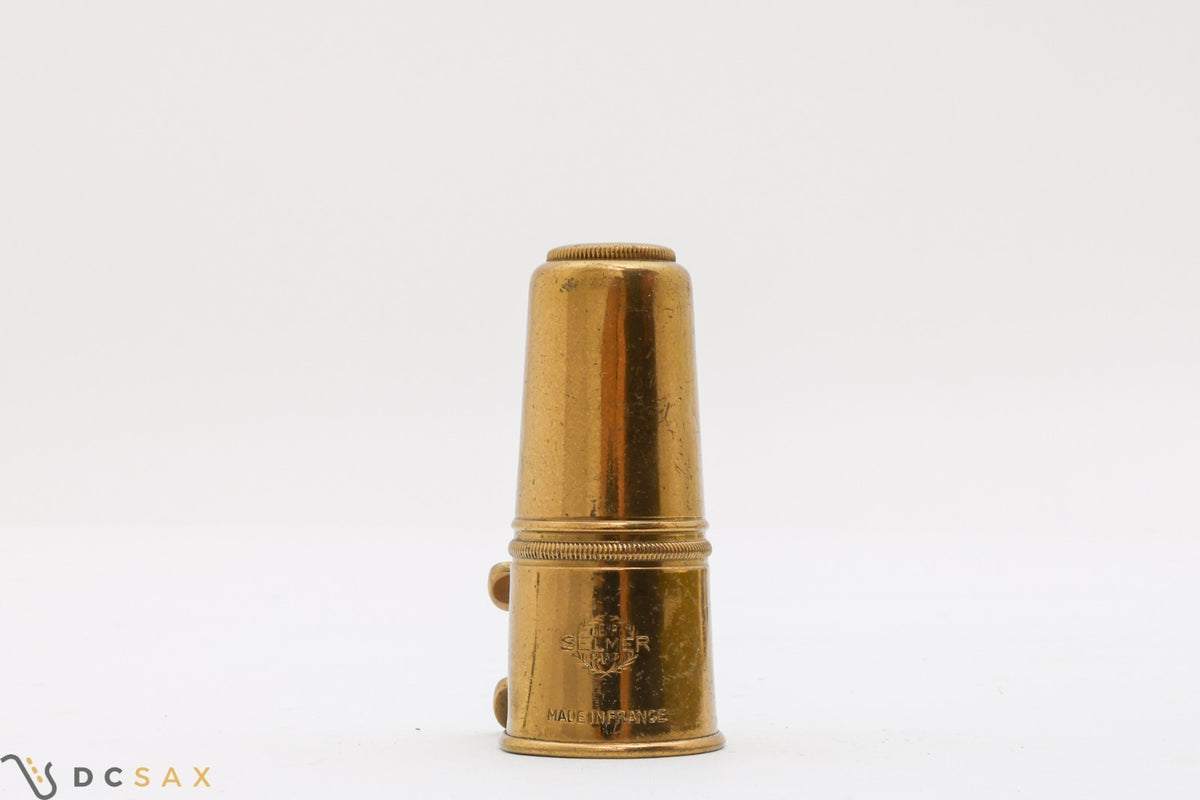 Vintage Selmer Two Screw Alto Saxophone Ligature and Cap Set From Mark VI