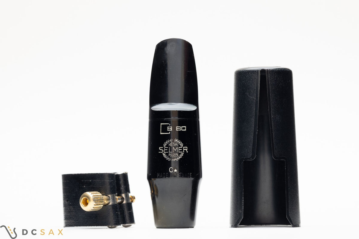 Selmer C* S80 Alto Saxophone Mouthpiece Plus Rovner Ligature and Cap Set