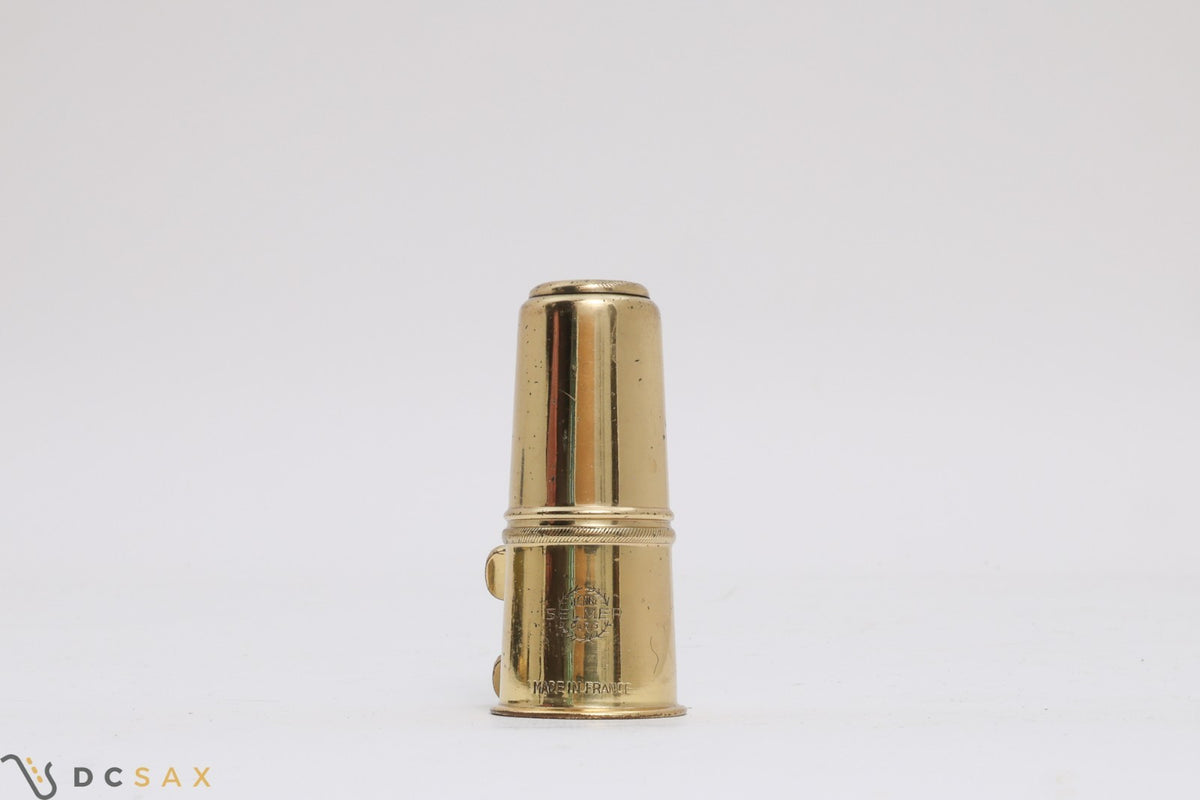 Selmer Two Screw Alto Saxophone Ligature and Cap Set for Hard Rubber Mouthpieces