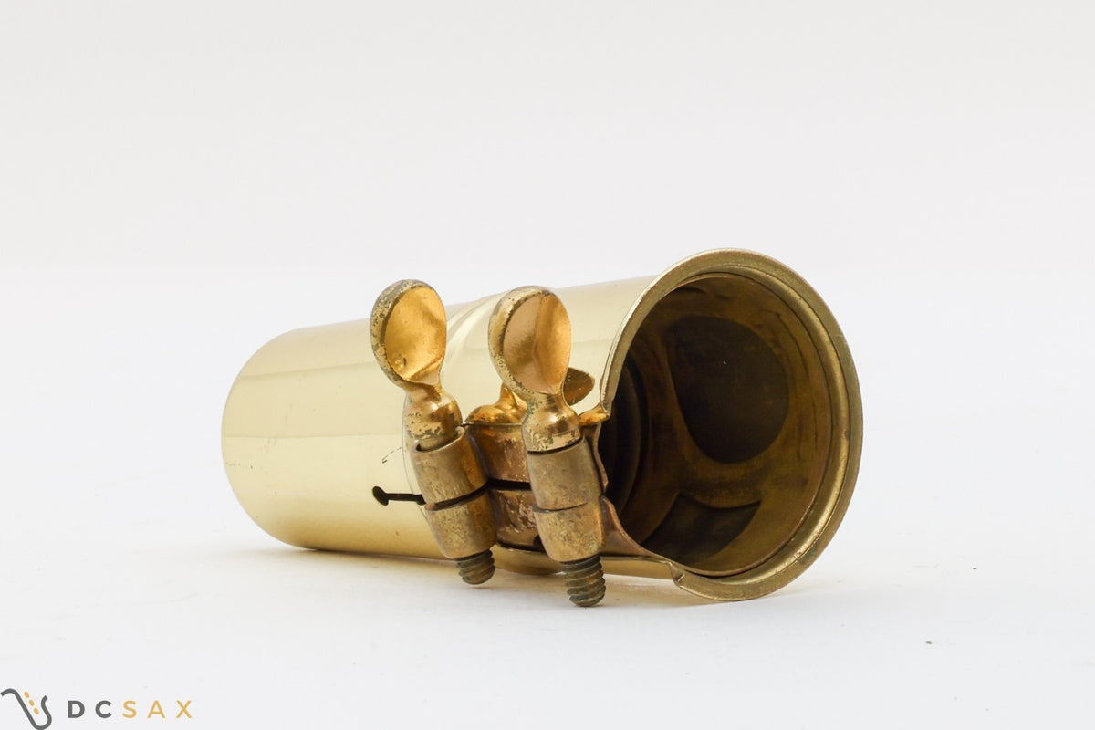 Selmer Two Screw Alto Saxophone Ligature and Cap Set for Hard Rubber Mouthpieces