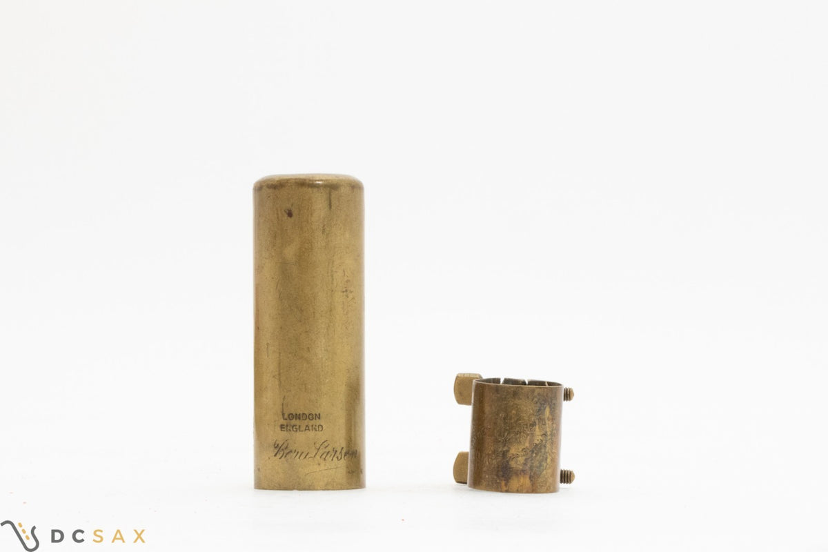 Very Vintage Berg Larsen Slant Signature Alto Saxophone Mouthpiece Plus Ligature