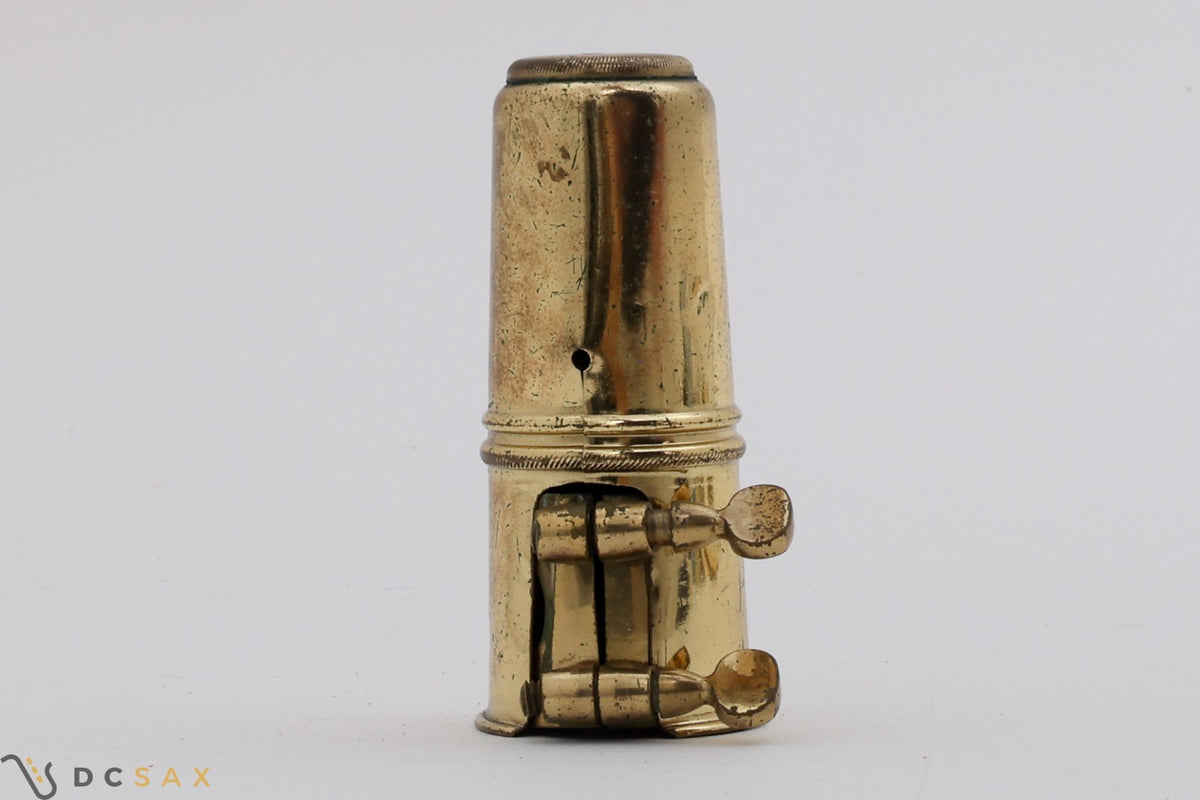 Selmer Two Screw Alto Saxophone Ligature and Cap Set for Hard Rubber Mouthpieces