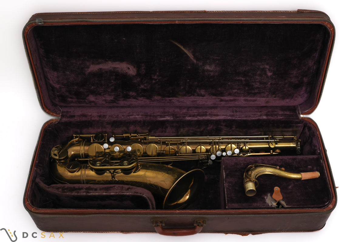 1957 70,xxx Selmer Mark VI Tenor Saxophone, 90% Original Lacquer, New Pads, Video Demo