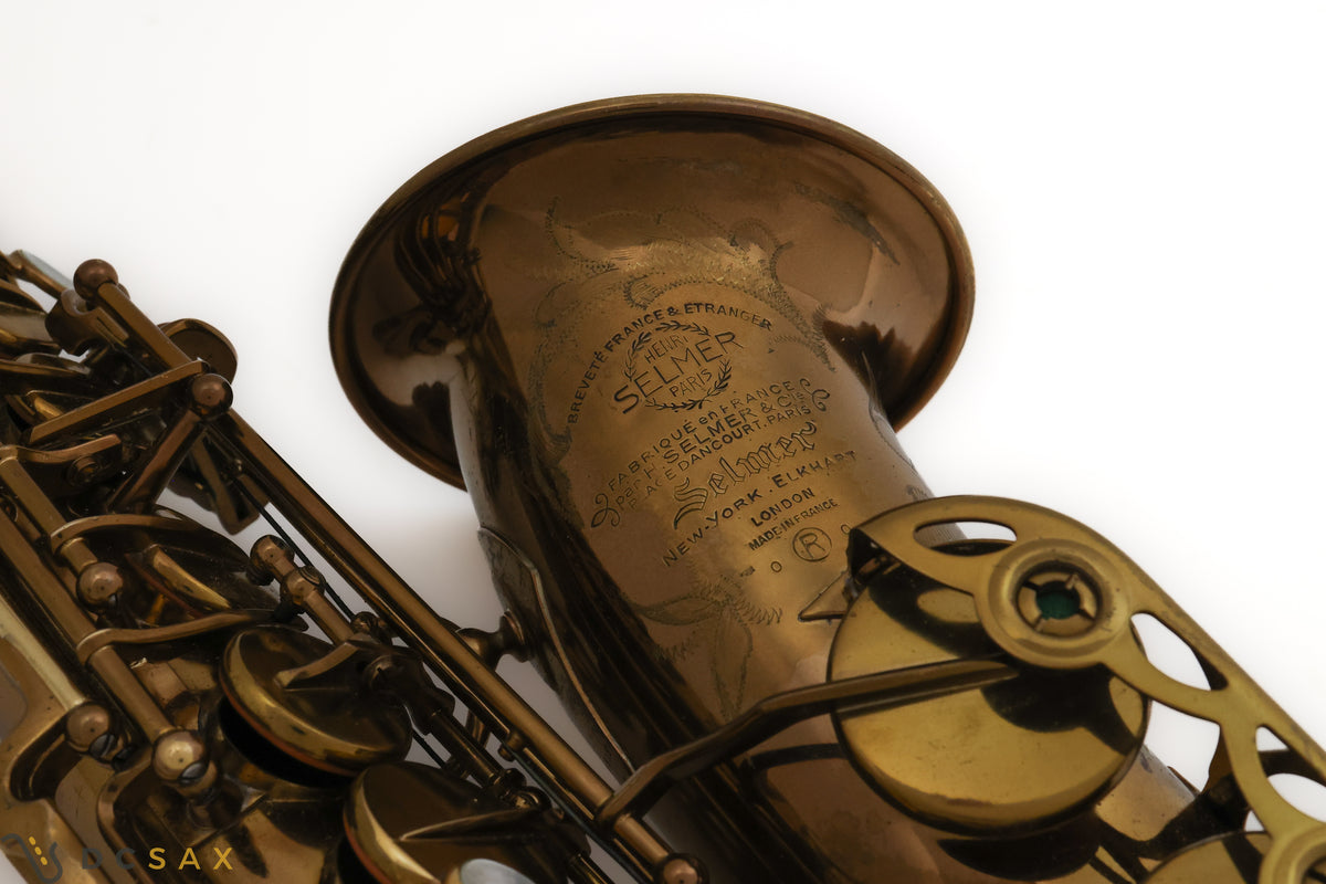 1958 74,xxx Selmer Mark VI Alto Saxophone, 95%+ Original Lacquer, Medium Bow, Video