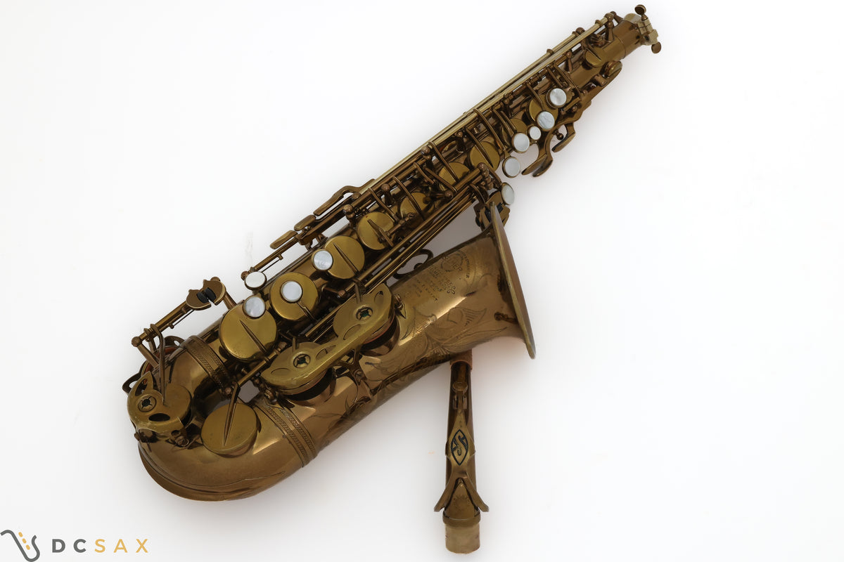 1958 74,xxx Selmer Mark VI Alto Saxophone, 95%+ Original Lacquer, Medium Bow, Video