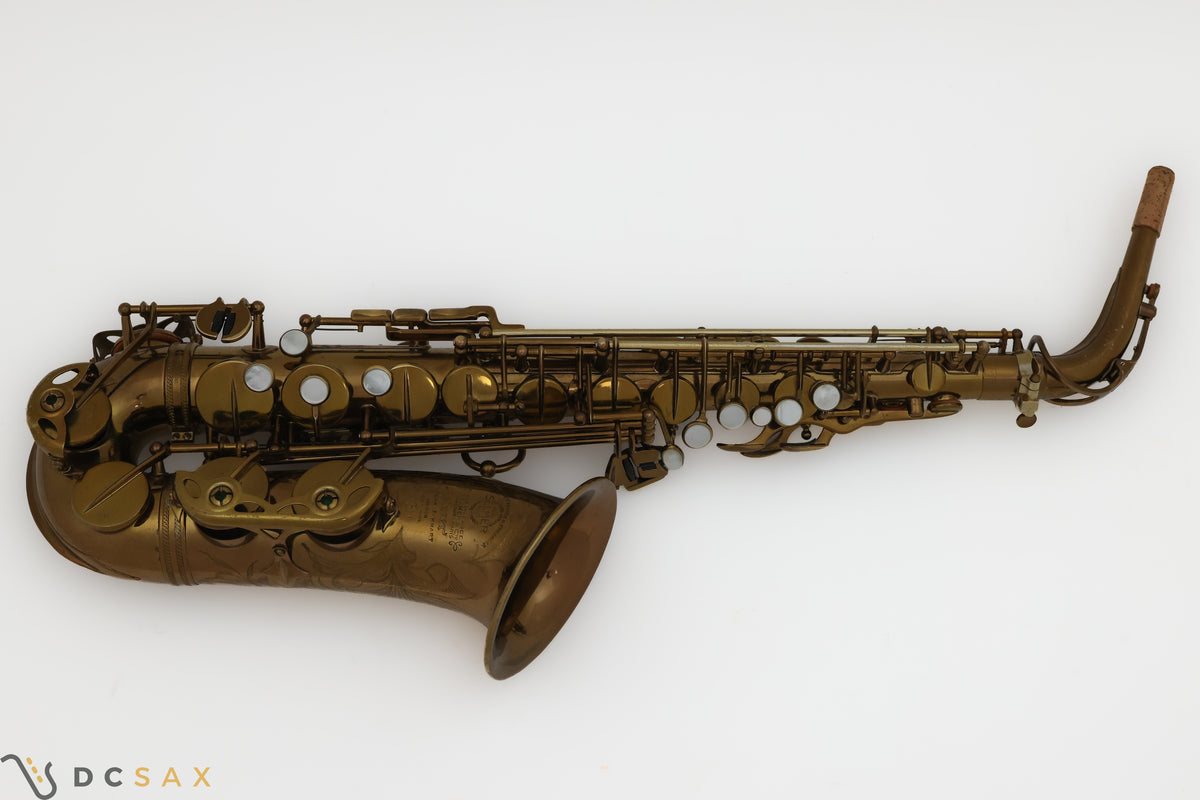 1958 74,xxx Selmer Mark VI Alto Saxophone, 95%+ Original Lacquer, Medium Bow, Video