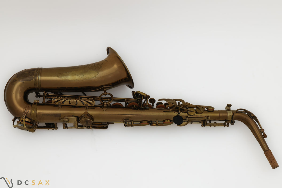 1958 74,xxx Selmer Mark VI Alto Saxophone, 95%+ Original Lacquer, Medium Bow, Video