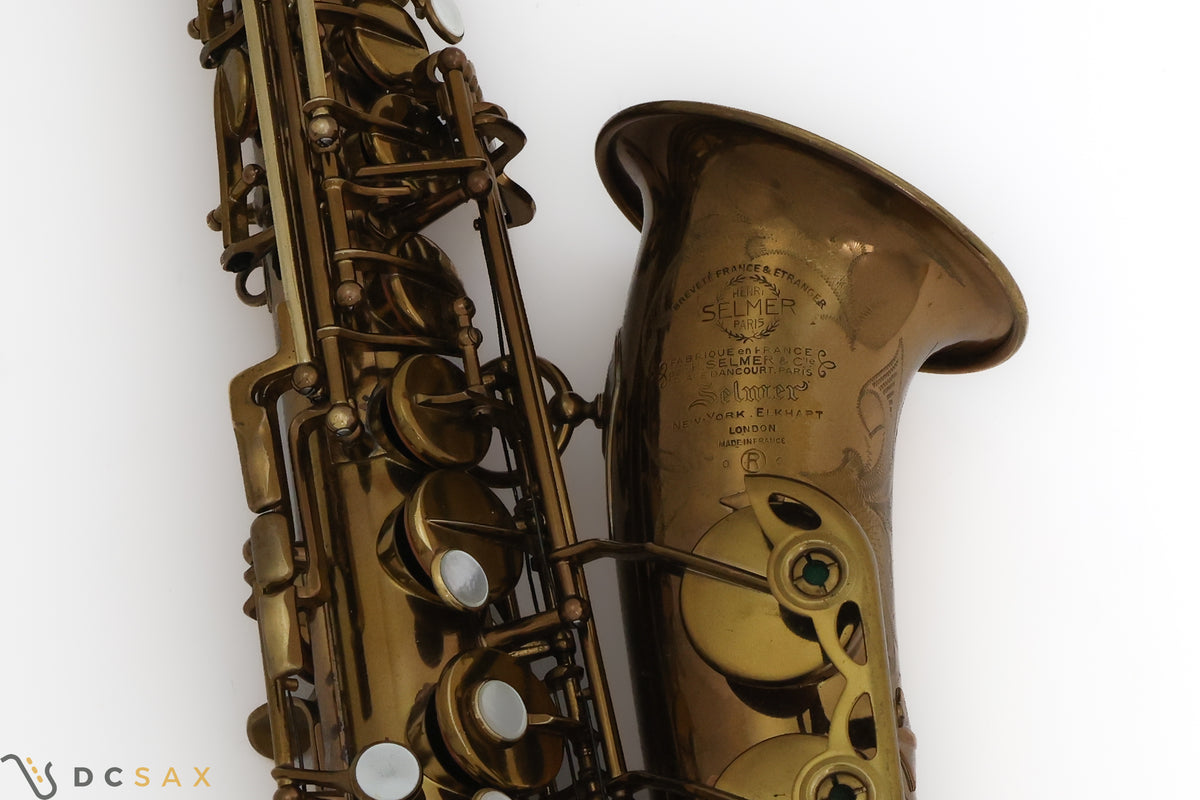 1958 74,xxx Selmer Mark VI Alto Saxophone, 95%+ Original Lacquer, Medium Bow, Video