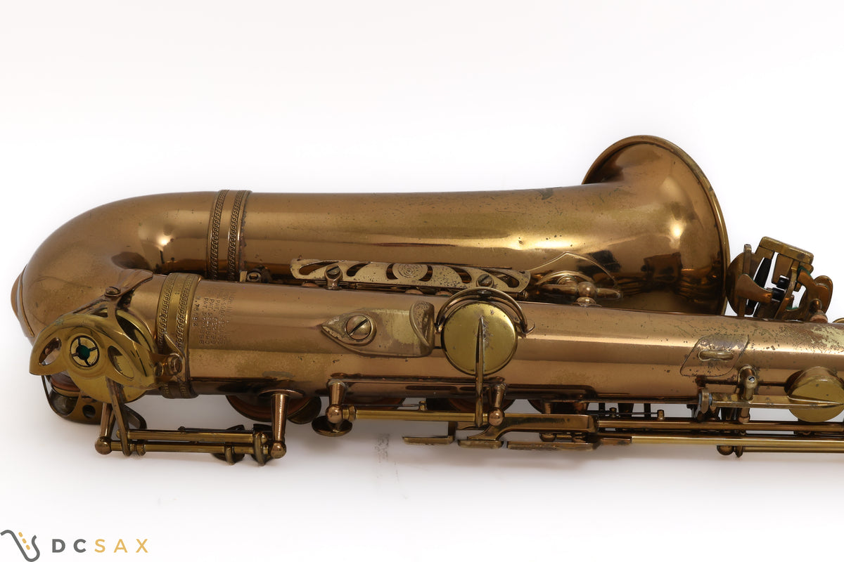 1958 75,xxx Selmer Mark VI Alto Saxophone, 99% Original Lacquer, Medium Bow, Video