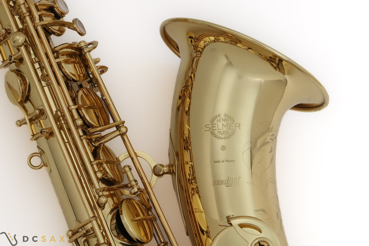 2022 Selmer Jubilee Series III Tenor Saxophone, Near Mint, Just Serviced, Original Case