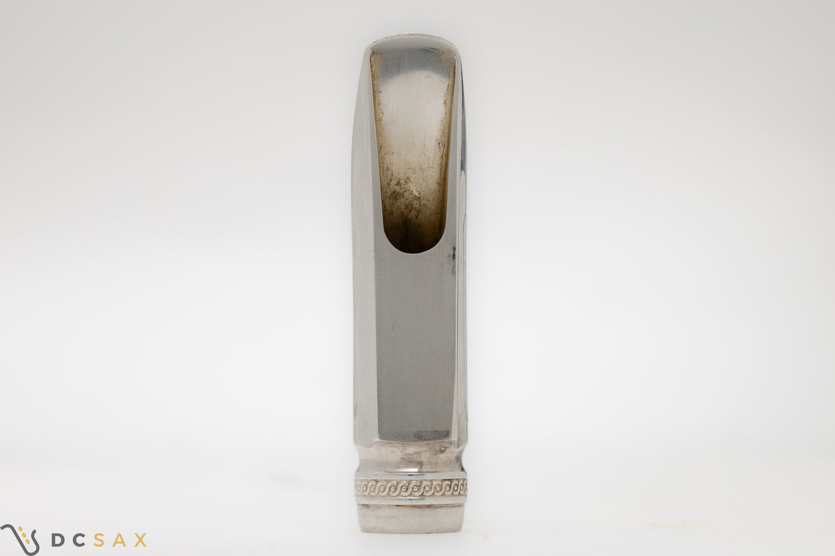 1950's Selmer Metal Alto Saxophone Mouthpiece, Fluted Sides, Rare E Facing