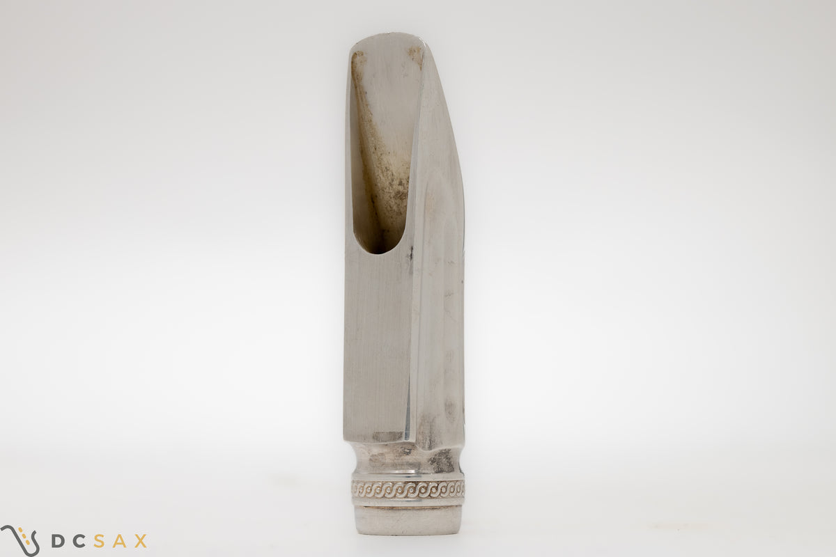 1950's Selmer Metal Alto Saxophone Mouthpiece, Fluted Sides, Rare E Facing