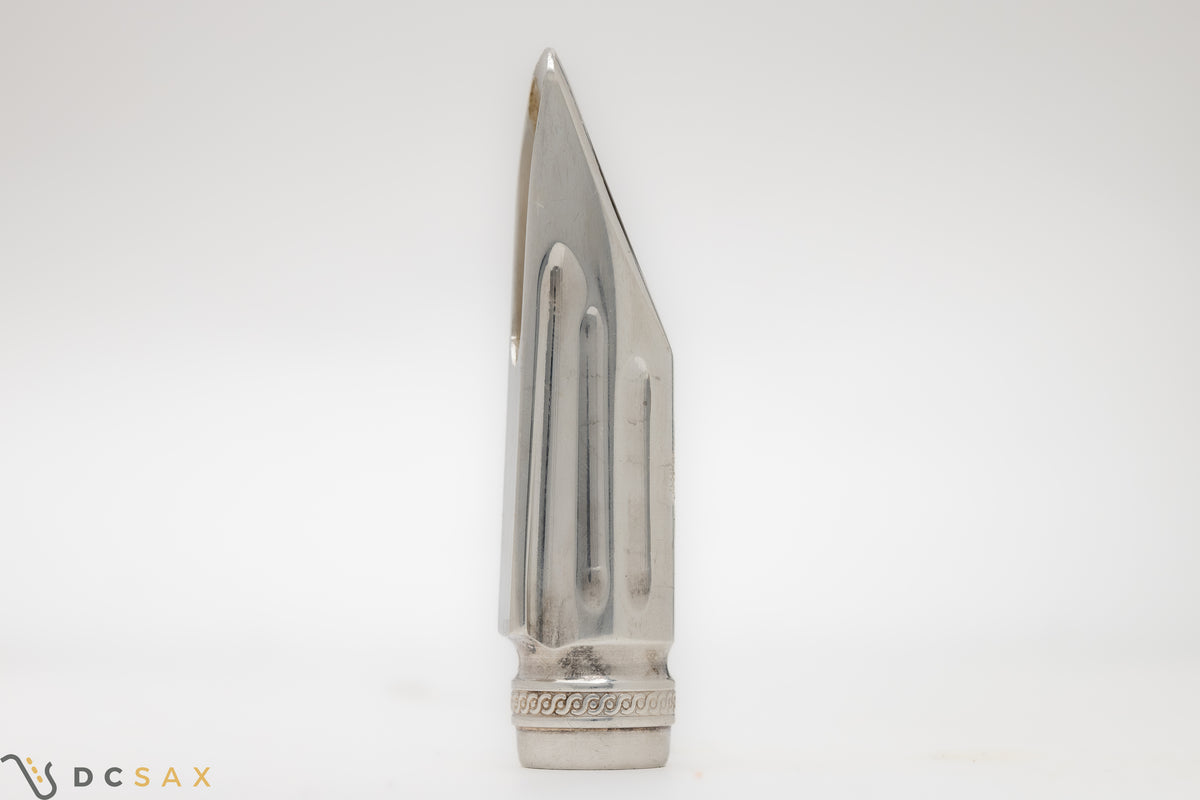 1950's Selmer Metal Alto Saxophone Mouthpiece, Fluted Sides, Rare E Facing