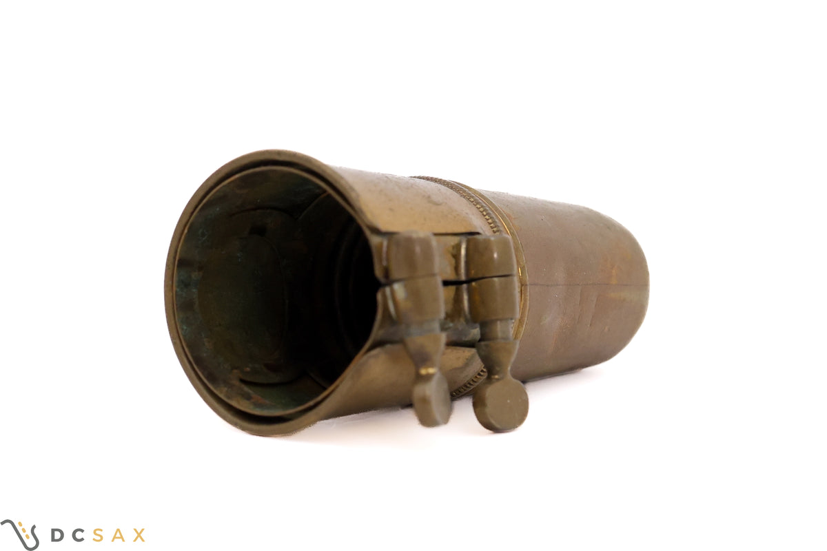 1950's Selmer Tenor Saxophone Ligature and Cap Set From Mark VI