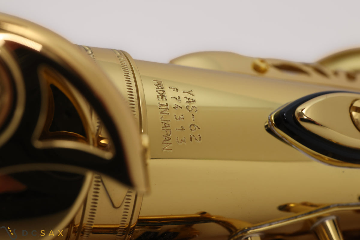 Yamaha YAS-62iii Alto Saxophone, Mint Condition, Just Serviced