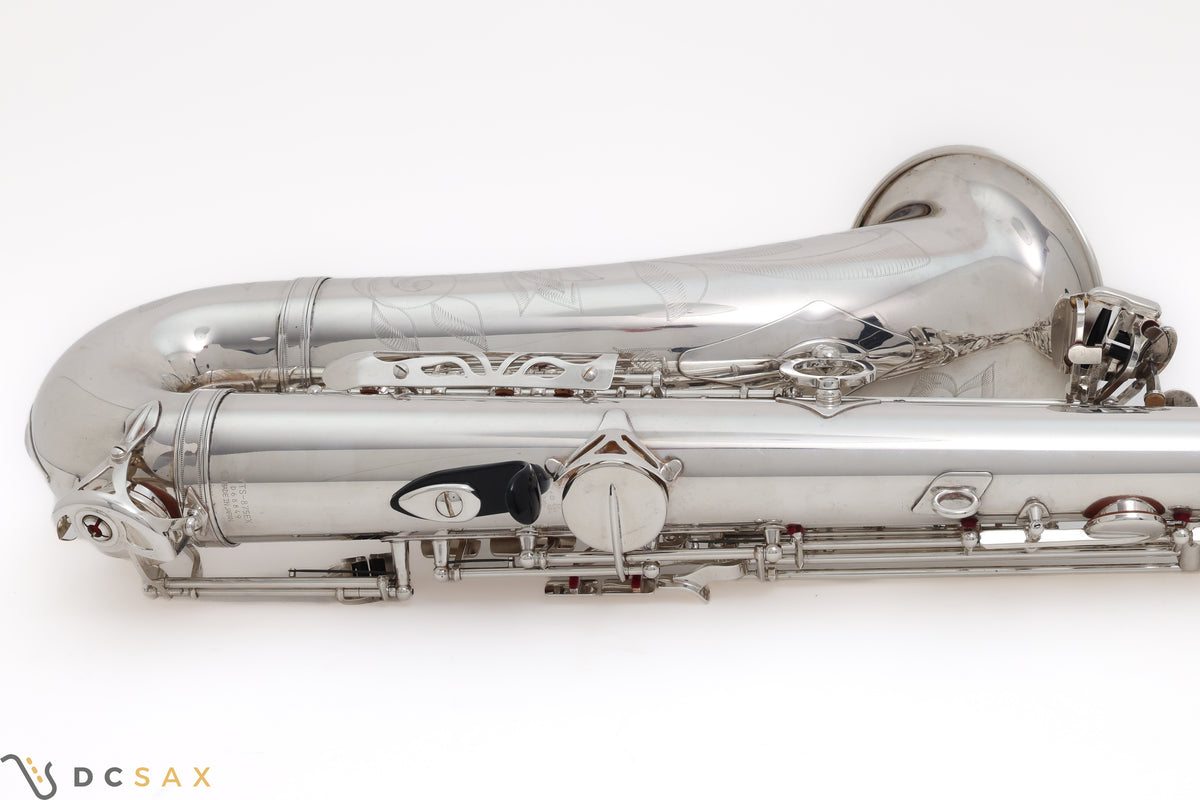 Yamaha Custom YTS-875EXS Silver Plated Tenor Saxophone, Just Serviced, Near Mint