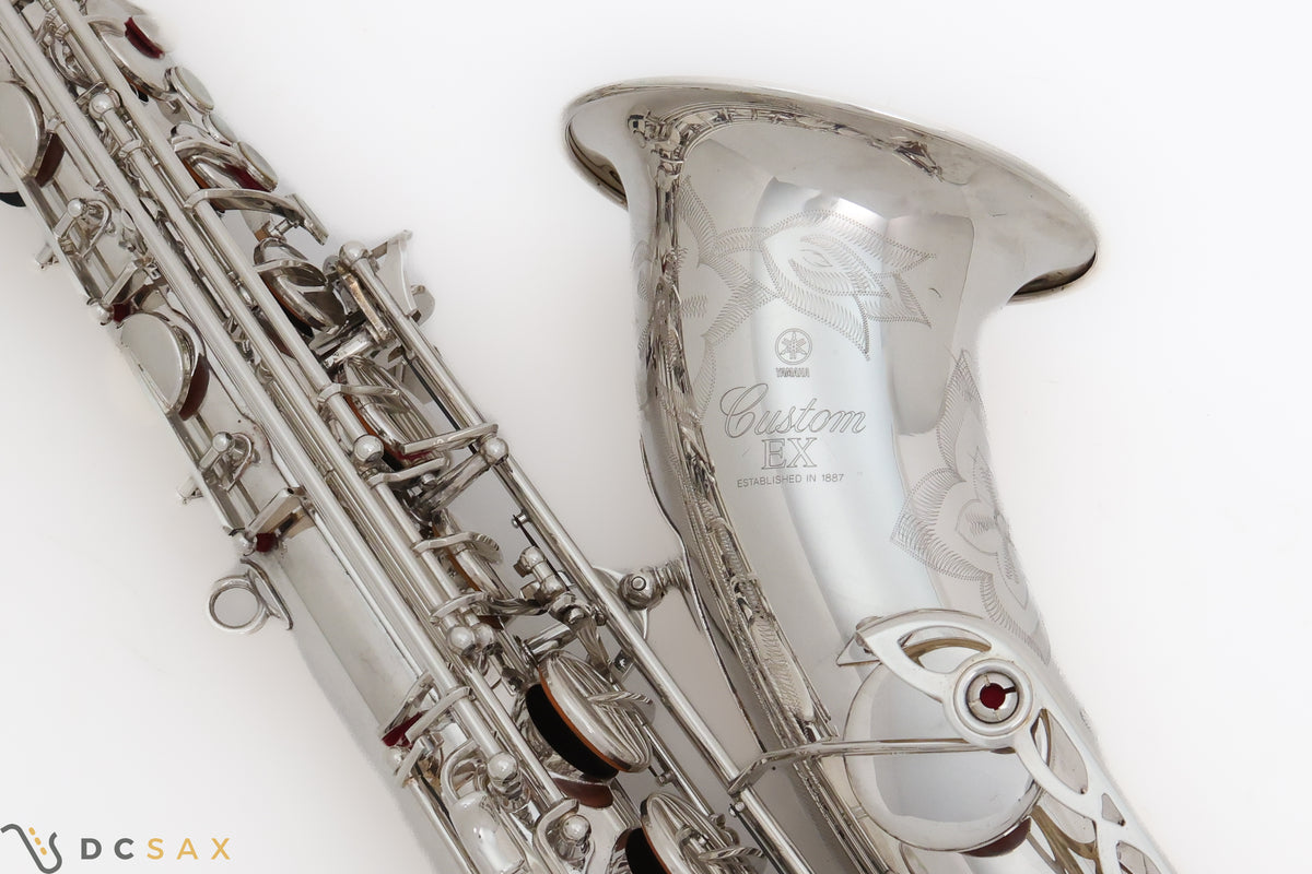 Yamaha Custom YTS-875EXS Silver Plated Tenor Saxophone, Just Serviced, Near Mint