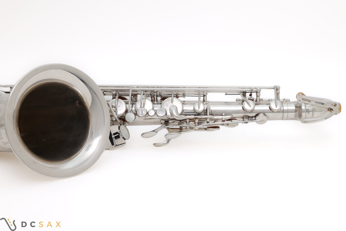 Yamaha Custom YTS-875EXS Silver Plated Tenor Saxophone, Just Serviced, Near Mint